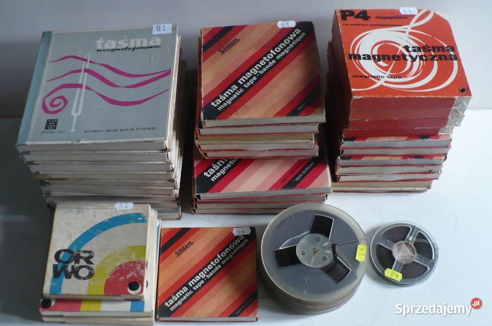 Taśma szpula magnetofonowa Zestaw Białystok