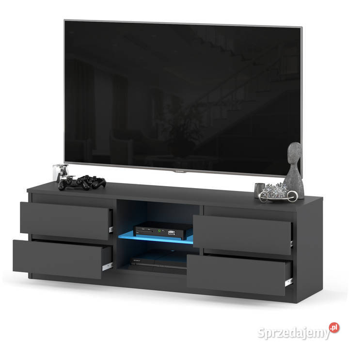 Szafka Rtv Nowoczesna 4 Szuflady 138 Stolik 138cm Elbląg sprzedam