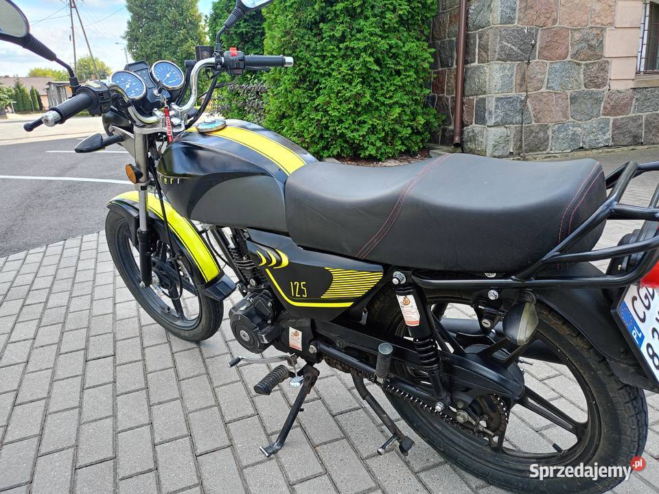 Motocykl 125 na katB Bartniczka