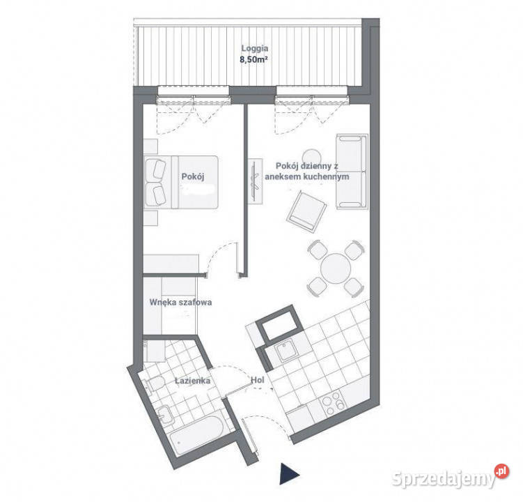 BEZPOŚREDNIO Słoneczny Apartament 51 m Loggia 85 balkon Gdynia