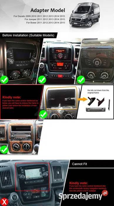 Radio Android 10 Fiat Ducato 11 0815 Citroen sprzedam