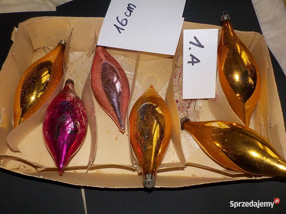 bombki z PRL ręcznie malowane kolekcjonera mazowieckie Warszawa