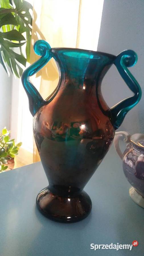 Wazon Hortensja turkus miedziowany Łódź