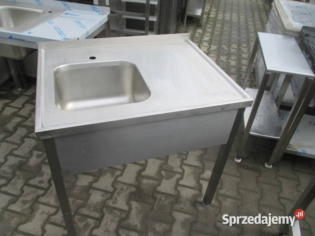 Stół Zlew Jednokomorowy Stal Nierdzewna 907085 Ostrów Wielkopolski