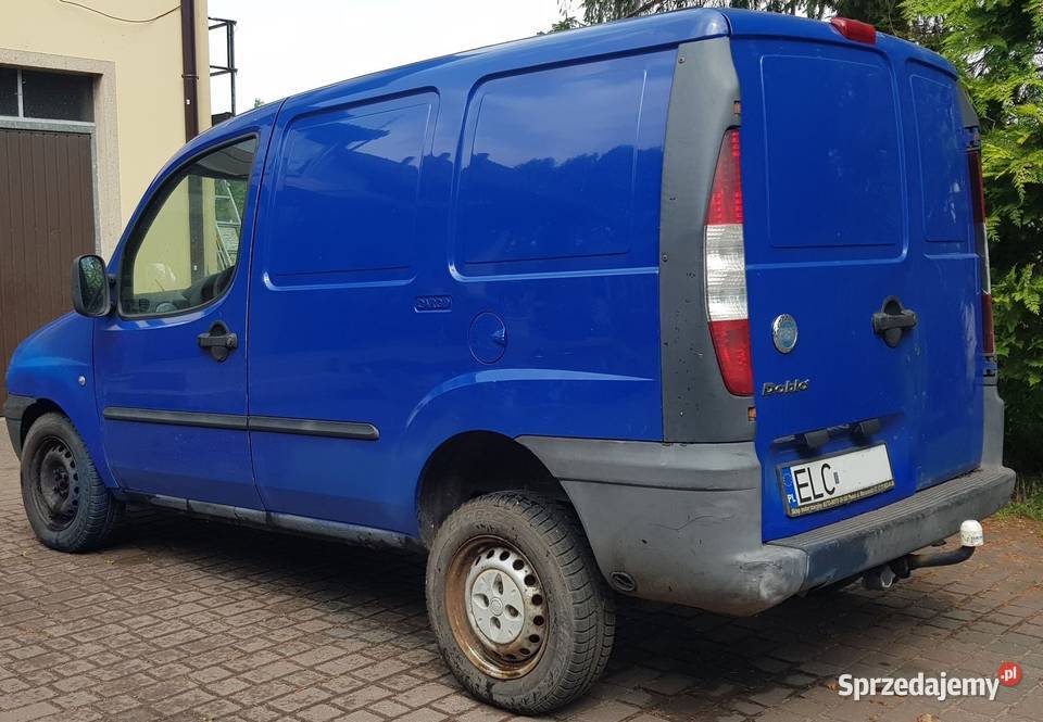 Fiat Doblo Cargo van 2004 r 12 benz lpg hak Łowicz