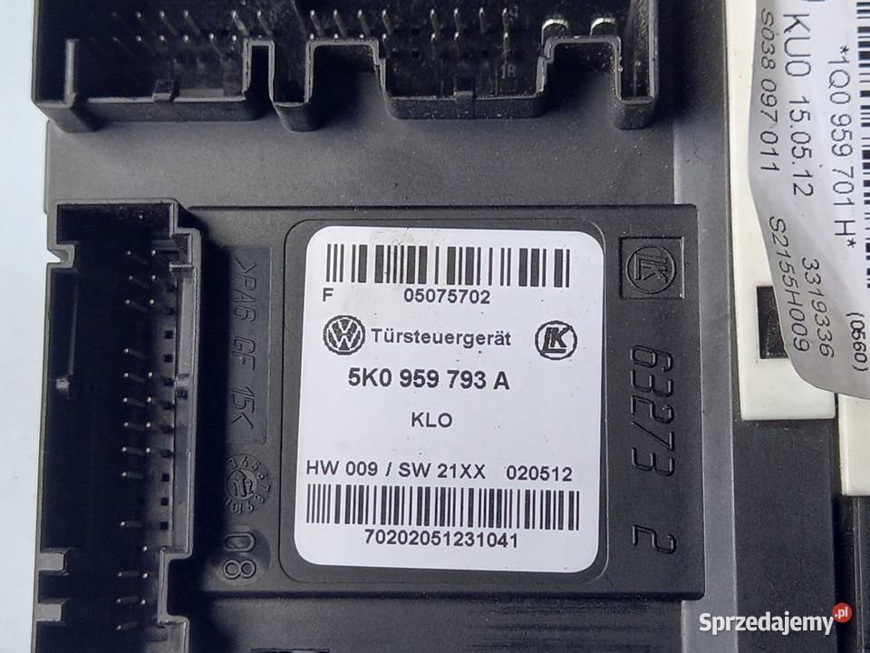 GOLF VI 12r silniczek szyby prawy przód Wyposażenie elektryczne Kielce