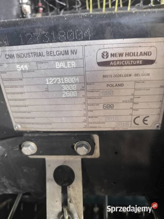Sprzedam prasę Holland BR6090 New Holland Głowno