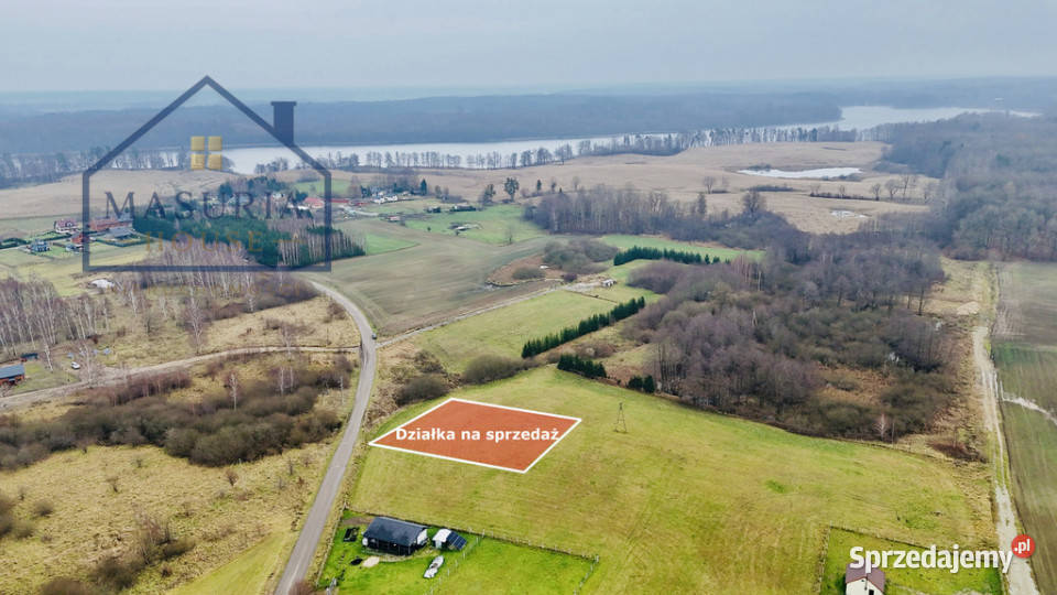 Działka jeziora Ruda Woda utwardzona Szymonówko sprzedam