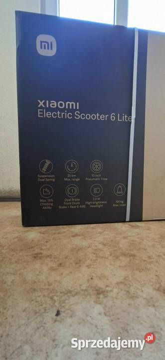 Nowa Hulajnoga Xiaomi Scooter 6 Lite Koszalin sprzedam