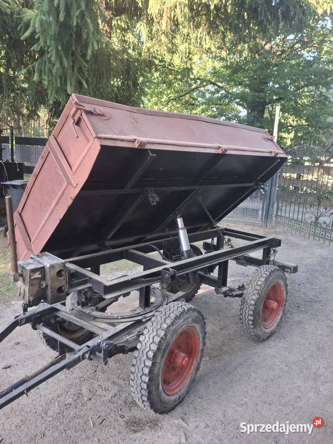 Przyczepka Multicar 3stronny wywrot hydrauliczny nieuszkodzony Krosno Odrzańskie