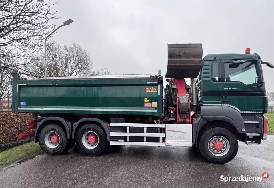 4 osiowaeywtotka 8c4 zdzwigiem Man TGS do sprowadzenia Wywrotki mazowieckie Warszawa