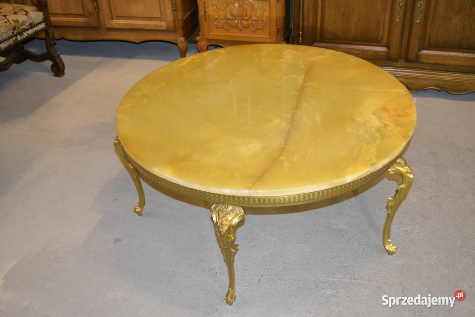 stolik okrągły onyx duży 100 Będzin