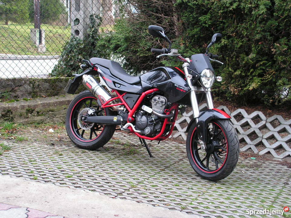 DERBI mulhacen CAFE 125 DEVIL senda katB 2008r elektryczny starter