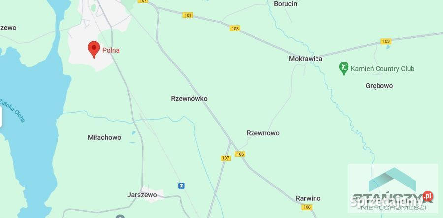 Działka 1678m2 Kamień Pomorski 35m