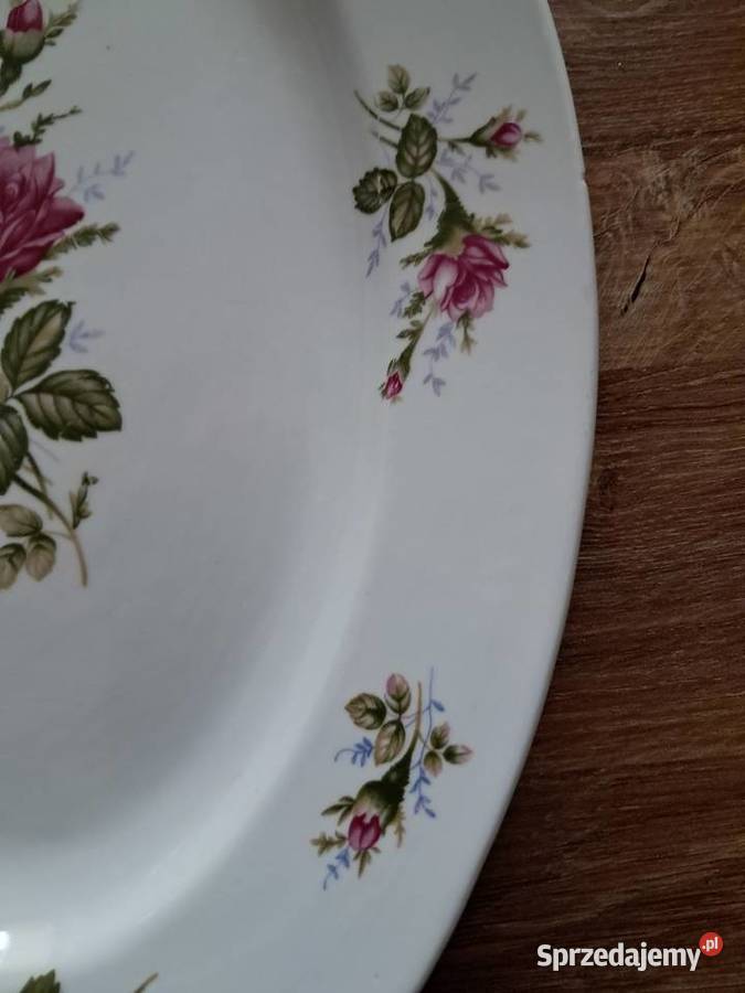 duży półmisek z prl wytwórnia Karolina stan dł Sandomierz