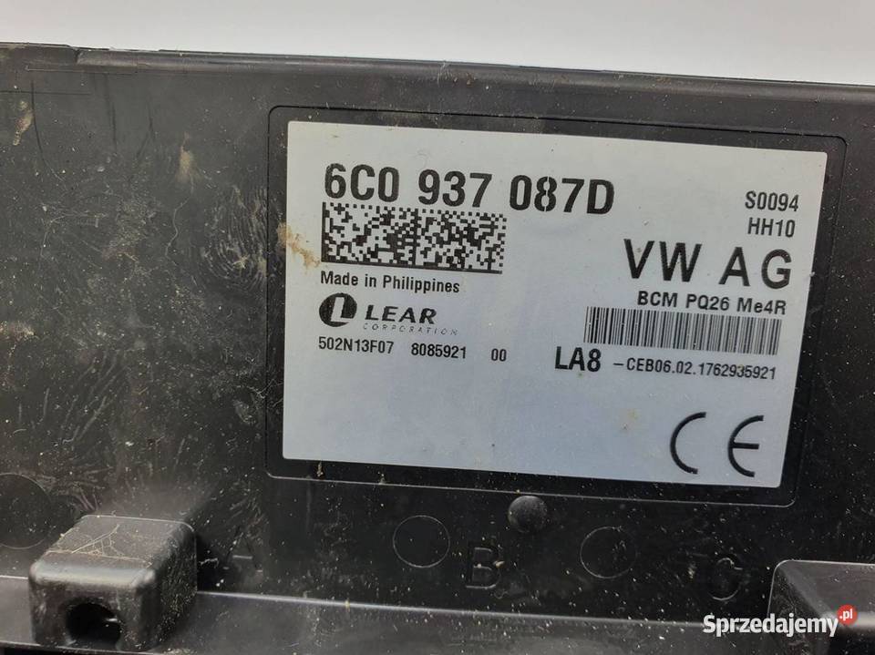 MODUŁ SKODA RAPID 6C0937087D Lipno