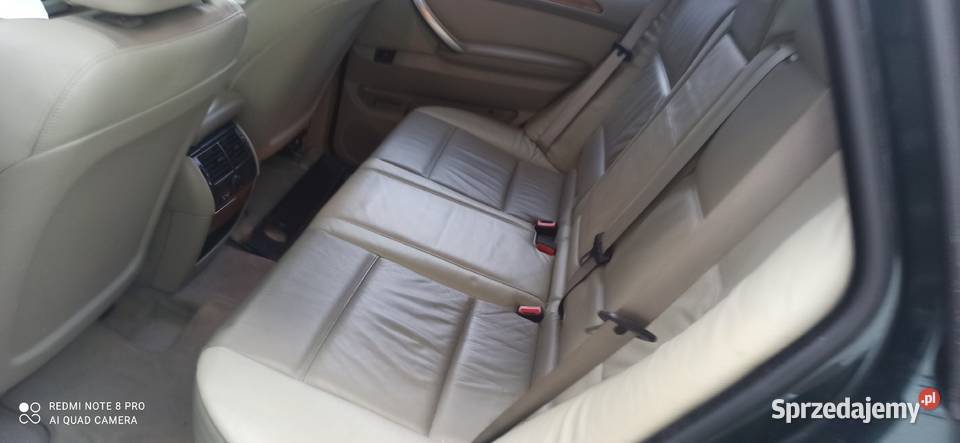 bmw x5 fotele boczki tylnia kanapa jasny srodek sprzedam