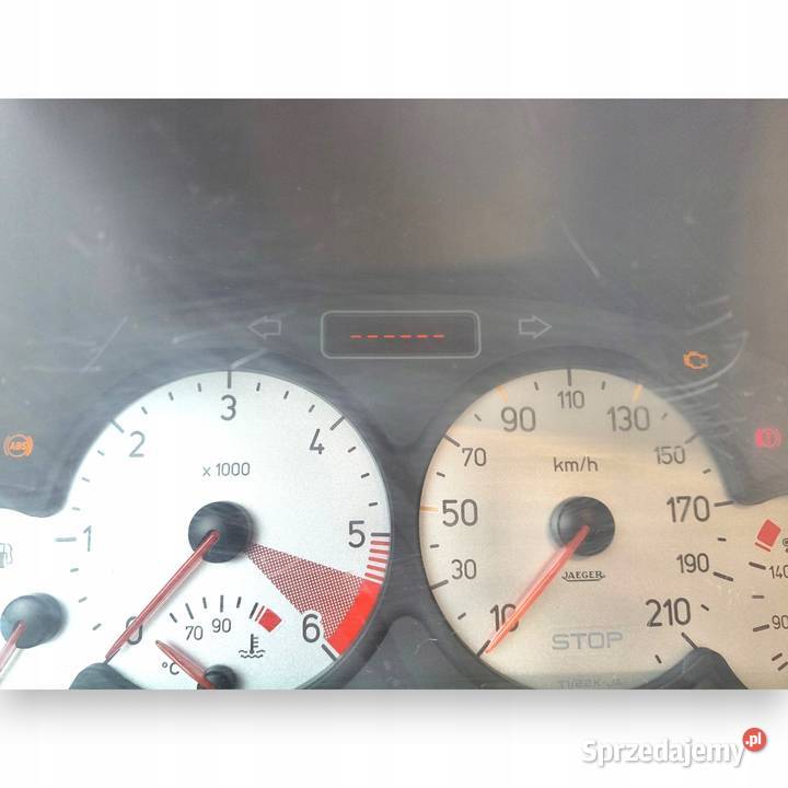 LICZNIK ZEGARY 9651740480 Peugeot 206 16 20 HDI Liczniki i zegary