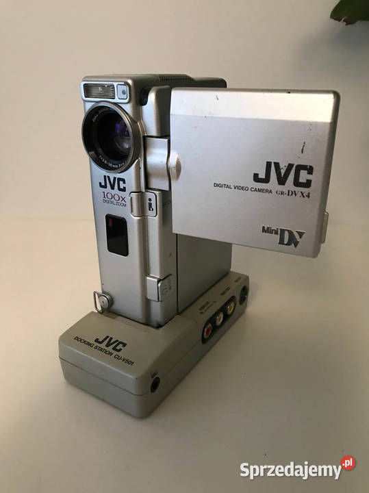 Kamera cyfrowa JVC GRDVX4 ze stacją dokującą