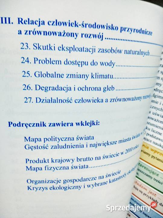 Teraz geografia podręcznik szkolne książki Warszawa sprzedam