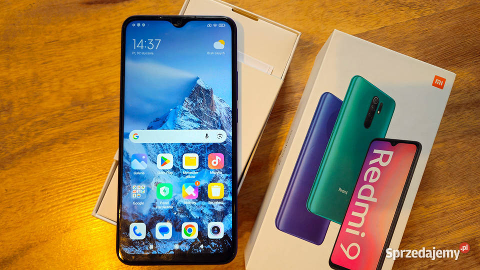 Xiaomi Redmi 9 4 GB64 GB M2004J19AG fioletowy Krasnystaw