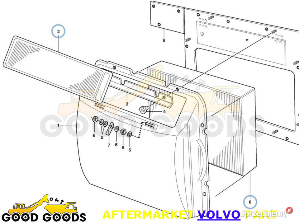 VOLVO FILTRY KABINOWE ZESTAW 11703979 11703980 sprzedam