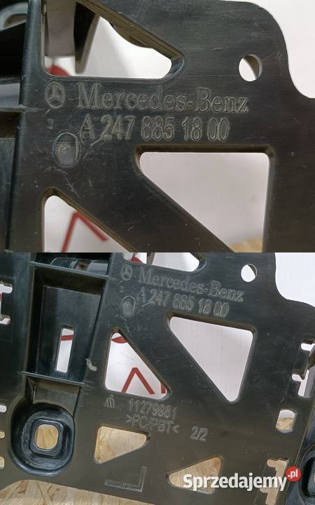 MERCEDES W247 ŚLIZG MOCOWANIE ZDERZAKA LEWY TYŁ Pleszew