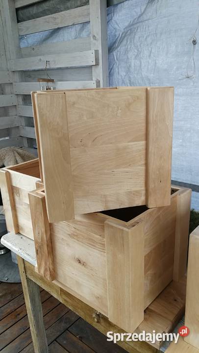 Skrzynka na drewno skrzynka na winyle donica Radków