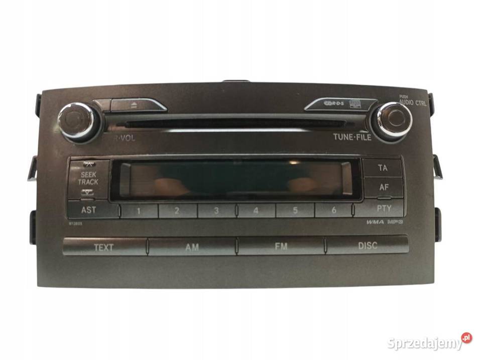 RADIO 8612002520 Toyota Auris I 20062012