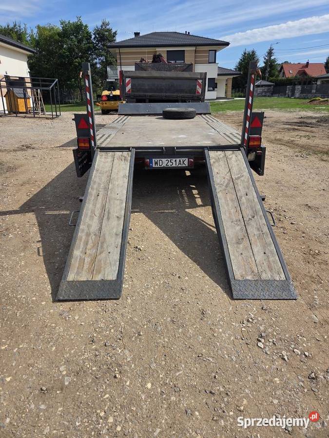 Przyczepa ciężarowa laweta ładowność 6500 Lawety Glinianka sprzedam