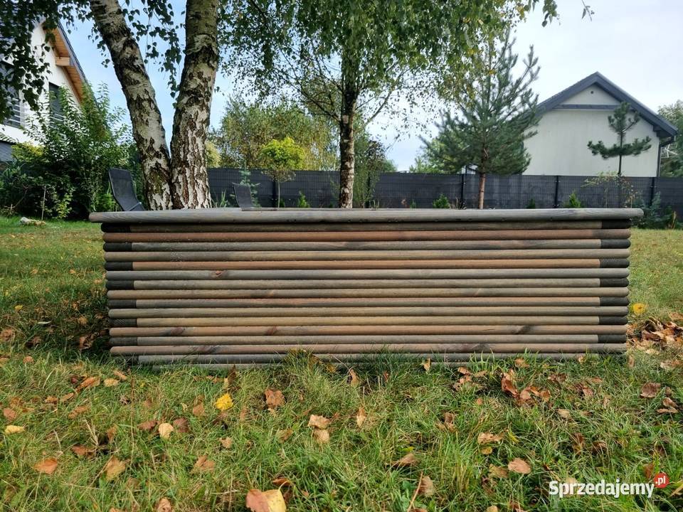 Piaskownica SOLIDNA 3D duża drewniana masywna Kalety