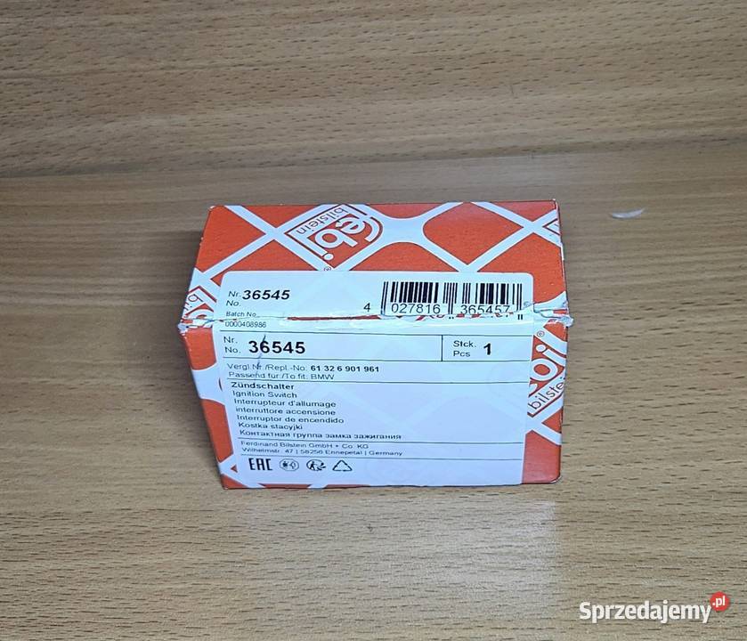 Kostka stacyjki febi do BMW E46 E39 E38 E53 Motoryzacja Gdańsk sprzedam