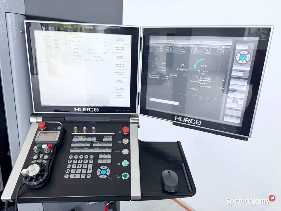 Frezarka CNC HURCO VMX 24 i 2016 r 12 000 obrmin lubuskie Zabór