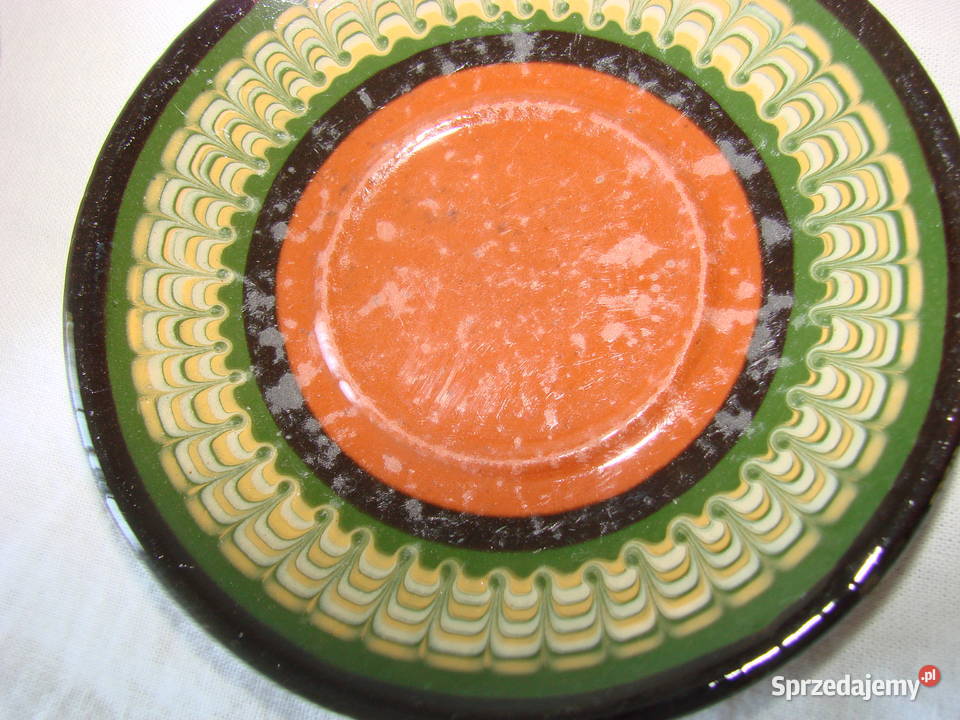 ceramika bułgarska spodeczki 5 pomorskie Pruszcz Gdański sprzedam