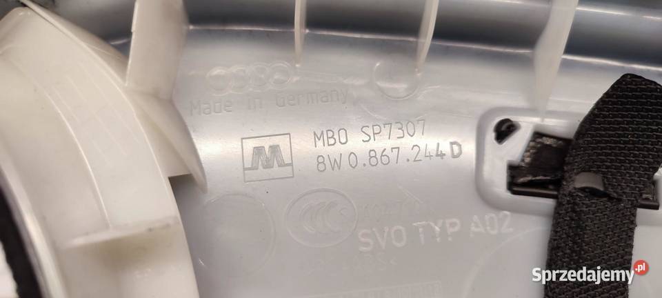 AUDI A4 B9 OSŁONA SŁUPA PRAWA 8W0867244D osobowe