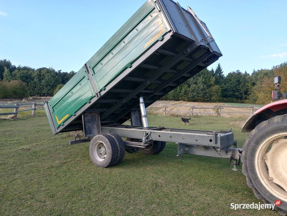 Przyczepa jednoosiowa wywrotka 6 ton Przyczepy rolnicze Olszownica