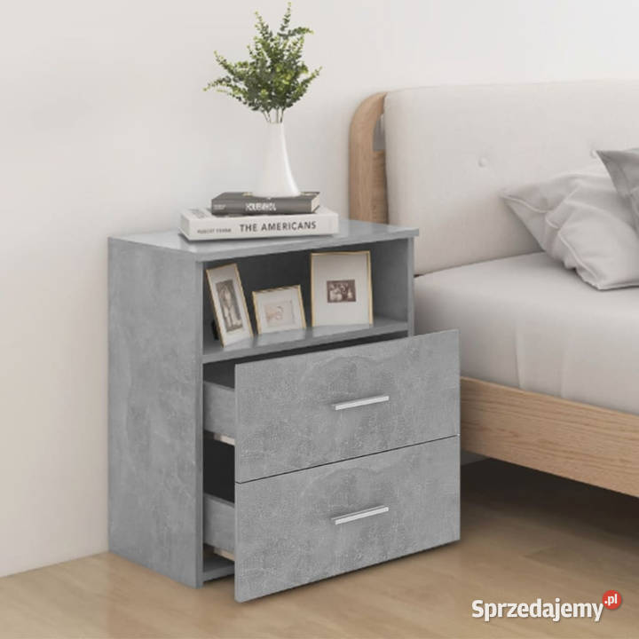 Szafka nocna szarość betonu 50x32x60 WM803280 mazowieckie