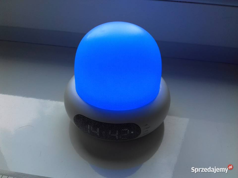 Hausprofi Budzik Lampka nocna LED RGB odliczanie Dom i Ogród Bydgoszcz