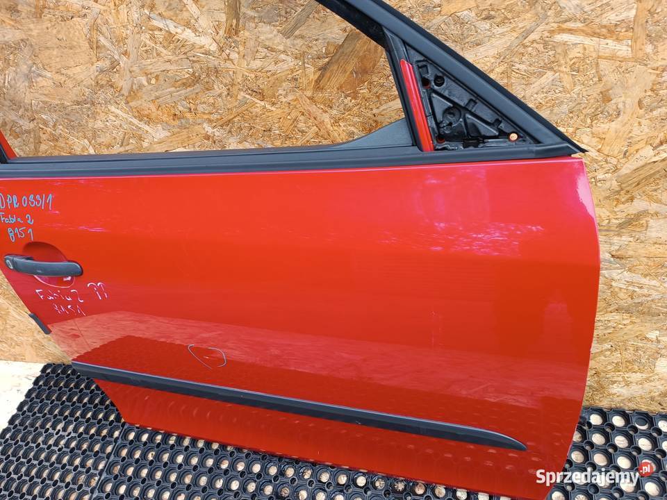 SKODA FABIA 2 II 8151 DRZWI PRZÓD PRAWE PRAWY osobowe Karoseria Słowikowo