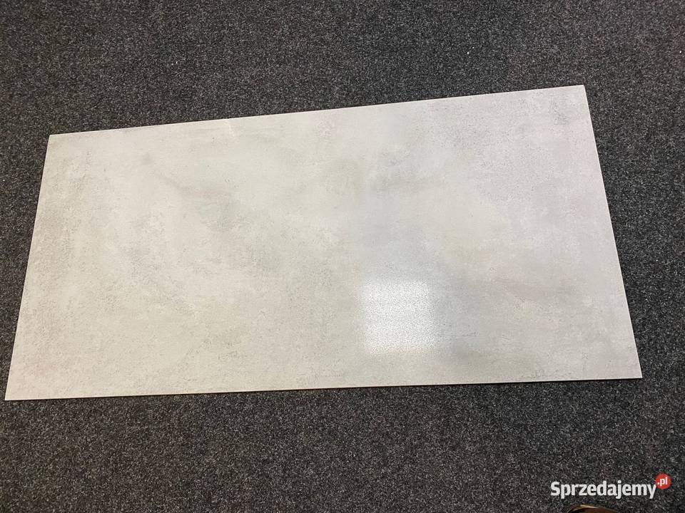 Gres płytka 60x120 Jasny Beton PŁYTKI SZARE małopolskie Zakopane