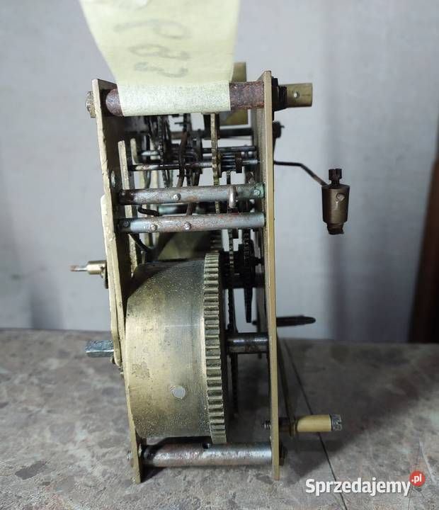 693 Mechanizm starego zegara ściennego FMS 55006 Tczew