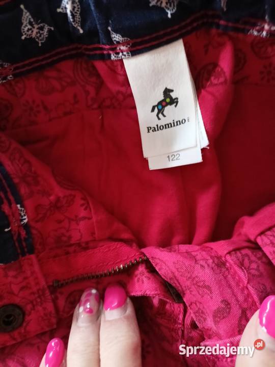 Śliczne spodnie dziewczynki rozmiar 122