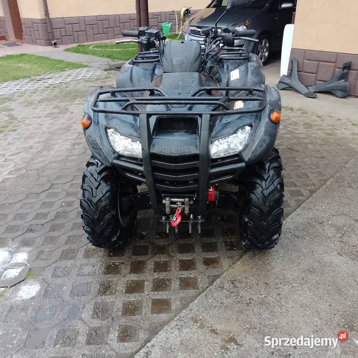 Honda TRX 420 zarejestrowany pług podgrzewane manetki Honda Brzesko