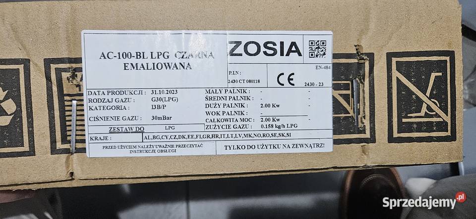 Kuchenka gazowa przenośna NOWA Książenice