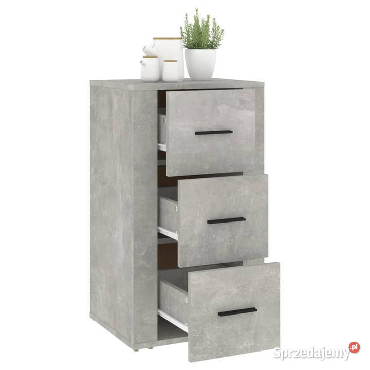 Szafka szarość betonu 40x33x70 materiał Warszawa