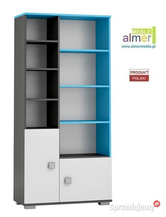 BLUE Y22 regał do pokoju młodzieżowego 90x40 opolskie Strzelce Opolskie