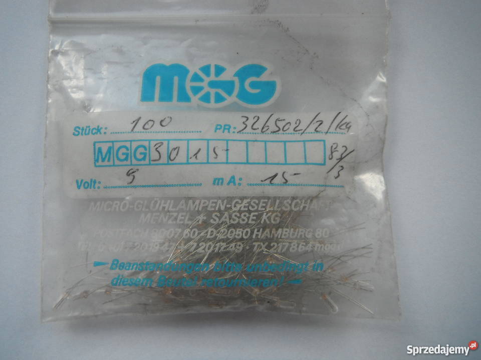 Żarówka miniaturowa modelarska 5V 15mA Barak