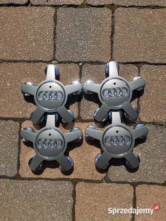 Kapsle Dekielki felg aluminiowych Audi 4 sztuki Luzino