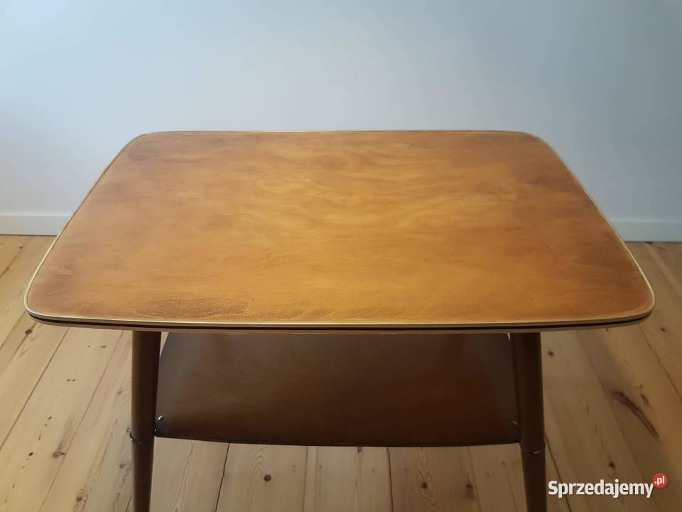 Stolik kawowy patyczak z czasów PRL lata 6070 72cm Szczecin sprzedam