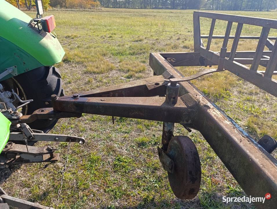 Przyczepa jednoosiowa do bel balotów siana słomy Jaroszówka